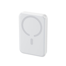 Joyroom Joyroom JR-W020 Powerbank 20W 10000mAh MagSafe + USB-C - USB-C cable 0.25m - white Joyroom Joyroom JR-W020 Powerbank 20W 10000mAh MagSafe + USB-C - USB-C cable 0.25m - white