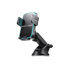 Joyroom Joyroom JR-ZS246 S inductive charger holder for dashboard - black