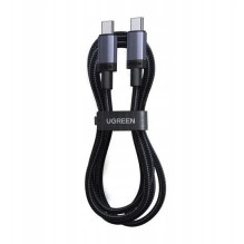 Ugreen USB-C to USB-C charging cable *USB 2.0 240W, aluminum shell braided, 2m Gray