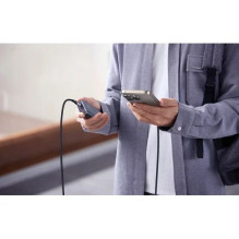 Ugreen USB-C to USB-C charging cable *USB 2.0 240W, aluminum shell braided, 2m Gray