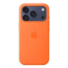 Apple iPhone 17 Pro silikono dėklas su MagSafe orange Apple iPhone 17 Pro silikono dėklas su MagSafe orange