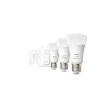 „Philips Hue WCA“ pradinis rinkinys 9 W A60 E27 3 vnt., tiltelis, jungiklis „Philips Hue WCA“ pradinis rinkinys 9 W A60 E27 3 vnt., tiltelis, jungiklis