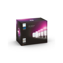 „Philips Hue WCA“ pradinis rinkinys 9 W A60 E27 3 vnt., tiltelis, jungiklis „Philips Hue WCA“ pradinis rinkinys 9 W A60 E27 3 vnt., tiltelis, jungiklis