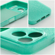 iPhone 18 Pro Max / 17 Pro Max dėklas, skaidrus, 2 mm, mirksinčios mėtos spalvos iPhone 18 Pro Max / 17 Pro Max dėklas, skaidrus, 2 mm, mirksinčios mėtos spalvos