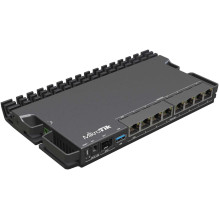 Mikrotik RB5009UPR+S+IN wired router 2.5 Gigabit Ethernet, Gigabit Ethernet Black
