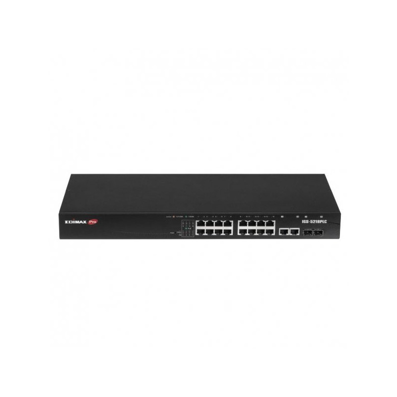 Edimax pramoninis stebėjimo VLAN 18 prievadų Gigabit PoE+ internetinis išmanusis jungiklis