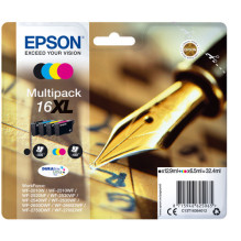 Epson Ink Cartridge C13T16364012, T163640, 16XL (CMYK, 3x6.5 / 12.9ml) Epson Ink Cartridge C13T16364012, T163640, 16XL (CMYK, 3x6.5 / 12.9ml)