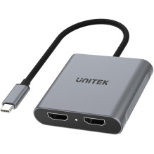 Adapter USB-C - 2x HDMI 2.0 4K MST M / F
