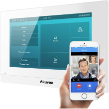 Platus vaizdo domofono monitorius Akuvox AKV-C313W-W Platus vaizdo domofono monitorius Akuvox AKV-C313W-W