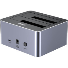 Stacja klonująca diskas 2x 2.5 / 3.5 CLONE USB-C 10 Gbps Stacja klonująca diskas 2x 2.5 / 3.5 CLONE USB-C 10 Gbps