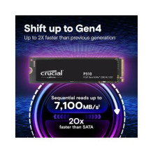 Crucial P310 2TB M.2 2280 PCI-E x4 Gen4 NVMe SSD drive (CT2000P310SSD8) Crucial P310 2TB M.2 2280 PCI-E x4 Gen4 NVMe SSD drive (CT2000P310SSD8)