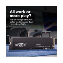 SSD diskas Crucial P310 2TB M.2 2280 PCI-E x4 Gen4 NVMe (CT2000P310SSD8)