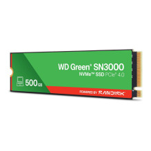 SSD drive SanDisk Green SN3000 500GB M.2 2280 PCI-E x4 Gen4 NVMe (WDS500G4G0E)