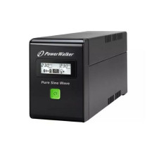„Zasilacz“ interaktyvi avarinė linija 600VA 2X PL 230V, gryna sinusoidė, RJ11 / 45 įėjimai / išėjimai, USB, LCD