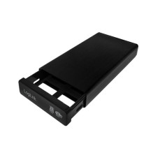 External HDD case 3.5 inches, SATA, USB3.0, Black aluminum