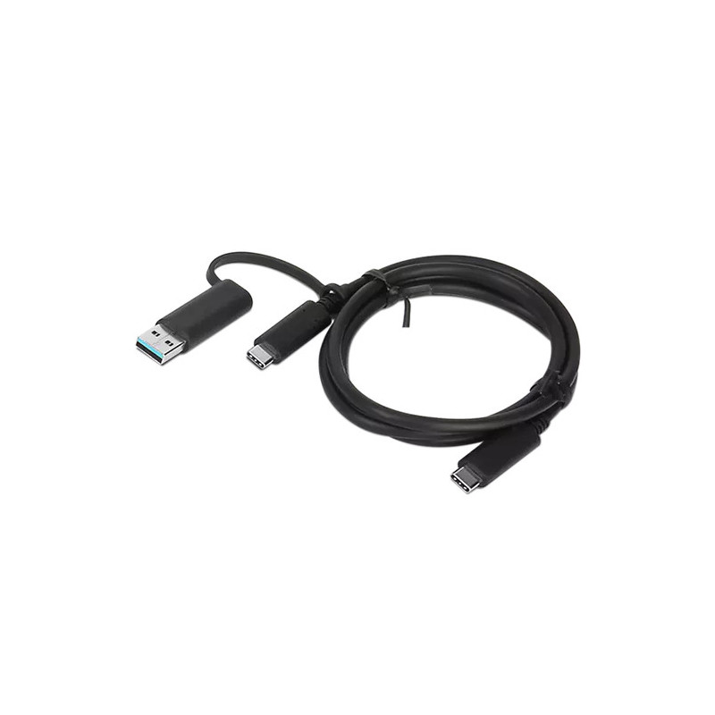 Cable Hybrid USB-C with USB-A 4X90U90618