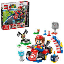 Klocki Super Mario 72043 Mario Kart – Interaktywna figurka LEGO Mario i Standard Kart