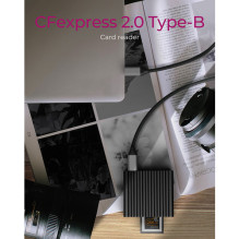 Czytnik kart IB-CR404-C31 CFexpress z USB 3.2 ( GEN2 ) ir A tipo Czytnik kart IB-CR404-C31 CFexpress z USB 3.2 ( GEN2 ) ir A tipo