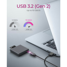 Czytnik kart IB-CR404-C31 CFexpress z USB 3.2 ( GEN2 ) ir A tipo Czytnik kart IB-CR404-C31 CFexpress z USB 3.2 ( GEN2 ) ir A tipo