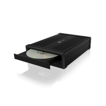 IB-525-U3 1x5,25 SATA DVD / Blue -Ray dėklas, juodas