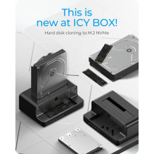 IB-2914MSCL-C31 2,5 ir 3,5 colio iki M.2 NVMe prijungimo ir klonavimo stoties IB-2914MSCL-C31 2,5 ir 3,5 colio iki M.2 NVMe prijungimo ir klonavimo stoties
