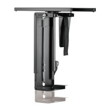 Rotating desktop computer holder