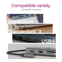 ICY BOX IB-DK4012-CPD 9in1, 2x HDMI, 4K60Hz