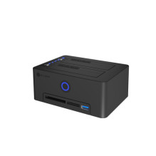 IB-1233CL-CR 2x 2.5 / 3.5 SSD / HDD, card reader