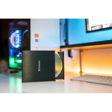 „Nagrywarka“ CD / DVD RW USB-C 3.2 slim 43886 „Nagrywarka“ CD / DVD RW USB-C 3.2 slim 43886
