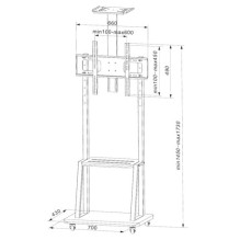 Techly Boden-TV-Halter für 32"-70" TV (Speditionsversand)