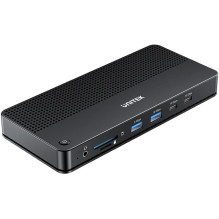 Stacja dokujaća 13w1 USB-C, HDMI 2.1,DP 2.0,RJ45,10GBPs D1104A01