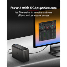 Obudowa IB-RD3720-CU3 RAID 2x2,5 / 3.5 SATA HDD Obudowa IB-RD3720-CU3 RAID 2x2,5 / 3.5 SATA HDD