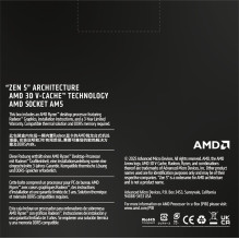 Processor AMD Ryzen 9 9950X3D2, 4.3 GHz, 192 MB, BOX (100-100001978WOF)