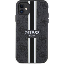 Guess "4G Printed Stripes MagSafe iPhone 11 / Xr" Black Guess "4G Printed Stripes MagSafe iPhone 11 / Xr" Black