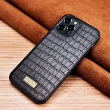 Sulada „Prabangus iPhone 12 Pro Max dėklas“, juodas Sulada „Prabangus iPhone 12 Pro Max dėklas“, juodas