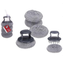 Metal scrubber, metal, 3 pcs