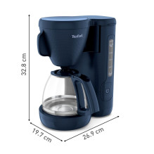 Kavos aparatas - Tefal CM2M1410 1,25 l granatinė spalva Kavos aparatas - Tefal CM2M1410 1,25 l granatinė spalva