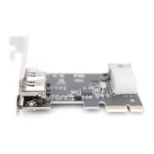 Digitus PCI Express kortelė Firewire 1394a (3+1 Port) Digitus PCI Express kortelė Firewire 1394a (3+1 Port)