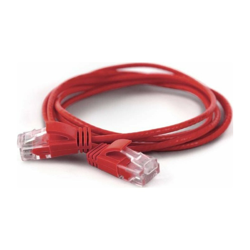 Wantec Patch cable UTP CAT6a d 2.8mm 25.00m Red