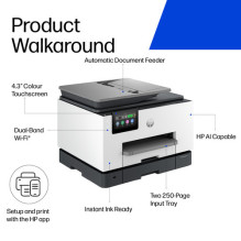 Printers HP T HP OfficeJet Pro 9132e Tinte-Multifunktionsdrucker 4in1 HP+ A4 LAN WiFi ADF Duplex Printers HP T HP OfficeJet Pro 9132e Tinte-Multifunktionsdrucker 4in1 HP+ A4 LAN WiFi ADF Duplex