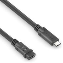 USB cable Vision USB4 Gen2 USB-C M / F passive 3m extension cable