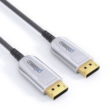 Laidas PureLink FiberX FX-I260-010 DisplayPort laidas 10 m Black, Silver