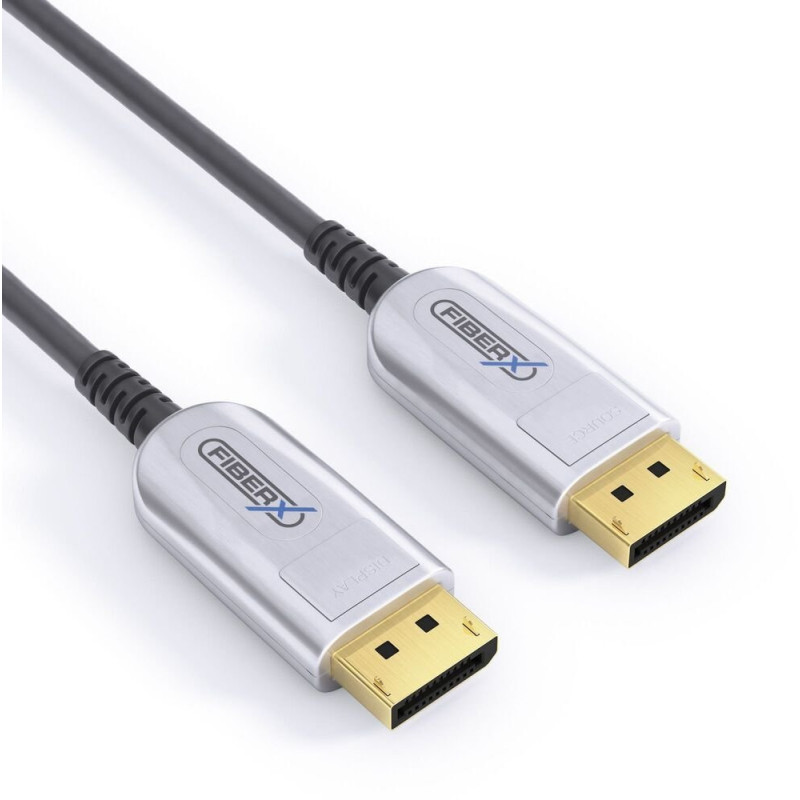 Laidas PureLink FiberX FX-I260-010 DisplayPort laidas 10 m Black, Silver