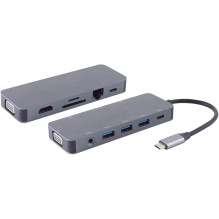 Stotis / replikator Shiverpeaks Shiverpeaks USB-C dokas Multiport 11-in-1