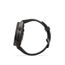 Garmin FEnix 9 Pro - inReach, 43mm, Carbon Gray DLC Titanium with Black / Pebble Grey Silicone Band