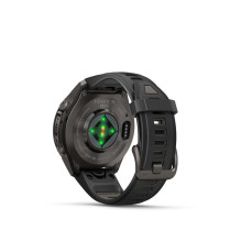 Garmin FEnix 9 Pro - inReach, 43mm, Carbon Gray DLC Titanium with Black / Pebble Grey Silicone Band