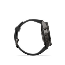 Garmin FEnix 9 Pro - inReach, 43mm, Carbon Gray DLC Titanium with Black / Pebble Grey Silicone Band