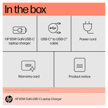 HP 65W GaN USB-C Laptop Charger power adapter / inverter HP 65W GaN USB-C Laptop Charger power adapter / inverter
