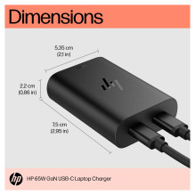 HP 65W GaN USB-C Laptop Charger power adapter / inverter HP 65W GaN USB-C Laptop Charger power adapter / inverter