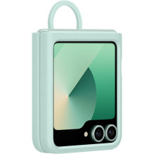 Samsung Silicone Case with Ring fr Galaxy Z Flip6. Mint